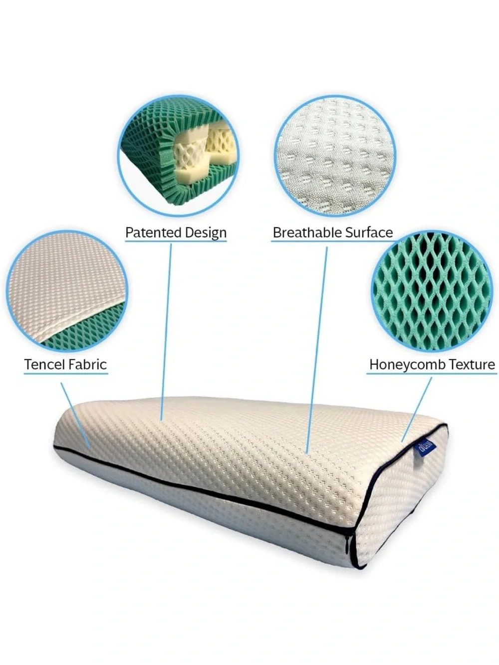 Cooling King Size Pillow Memory Foam Spring Anti Aging Anti Allergic Orthopedic